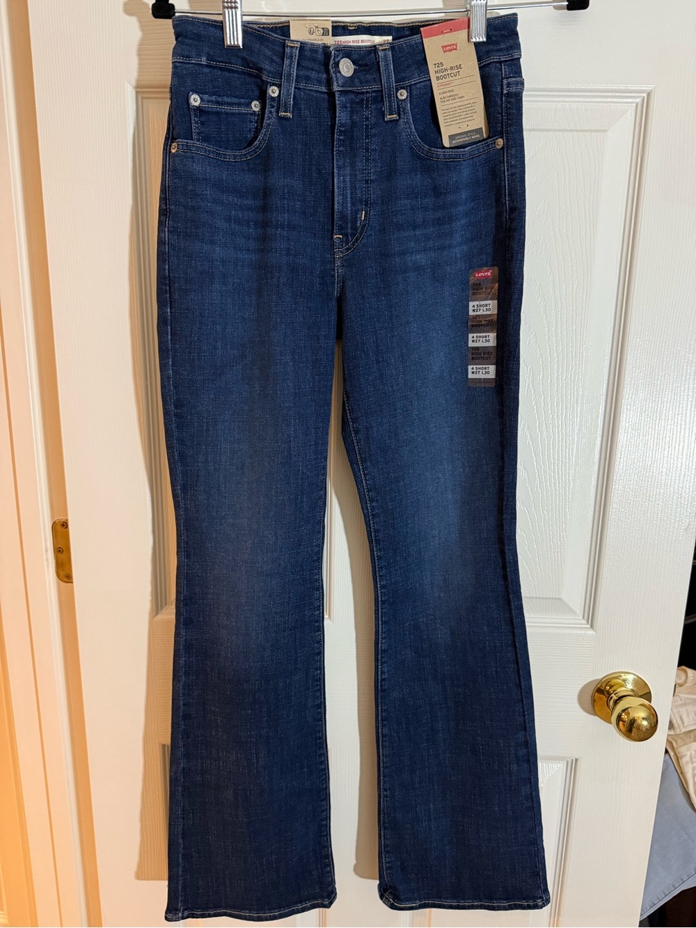 Levi's 725 High Rise Bootcut Women's Dark Blue Jeans
